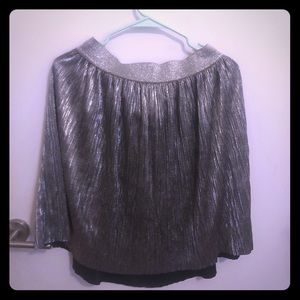Silver H&M skirt